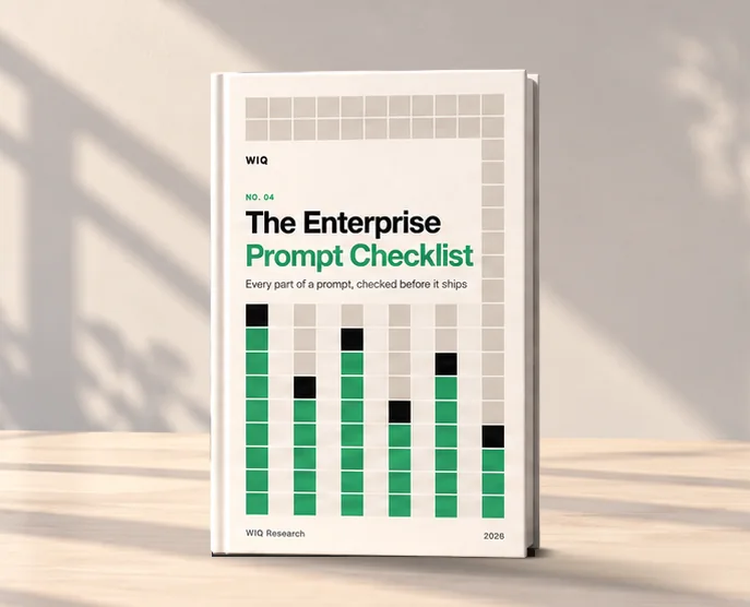 The cover of The Enterprise Prompt Checklist