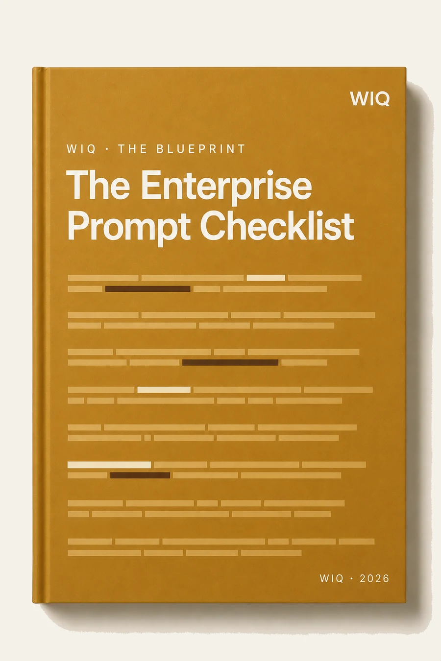 The Enterprise Prompt Checklist